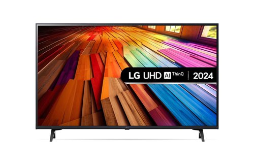 LG UT80 2024 43 Inch 3840 x 2160 Pixels 4K Ultra HD HDMI USB Bluetooth Smart TV