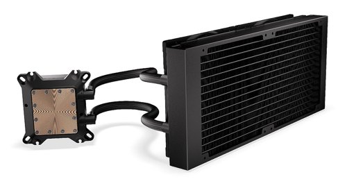 8ENDEY3B002 | The Navis F280 - an efficient AIO liquid cooling kit that can handle even high-power processors. Get ready for top-notch cooling performance with no fan hum.The focal point of the Navis F280 is a pump-in-block setup with a ceramic bearing and PWM speed control. Two pre-installed Fluctus fans complete the deal. Thanks to their size (140 mm), they can work at a lower speed, and still maintain a level of performance that will please both you and your computer.The Navis F280 is compatible with all popular sockets, which allows you to install it on almost any processor. You can do that in minutes thanks to a simple mounting system and pre-installed fans.