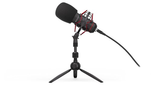 8ENDEY1B002 | The Solum T is going to be your new best friend. It’s cardioid, so it only records in front of the mic, giving you a detailed and warm sound without frustrating background noise.Included with the Solum T, you get a sturdy tripod with a built-in anti-shock mount. It’ll protect your microphone from unwanted vibrations, soaking them up like a vibranium shield. And to take your audio to an even higher level, we also included a foam pop filter to keep these pesky explosive consonants in check.