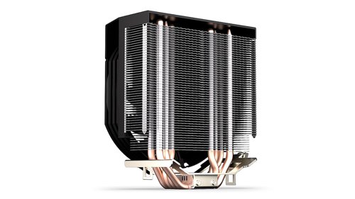 8ENDEY3A003 | The Spartan 5 MAX is a short (at the highest point it’s 14.6 cm) cooler, ready to start a cold winter in your CPU. The arctic breeze is ensured by a 120 mm Fluctus fan. We put it on a densely finned heatsink with four heat pipes, so you don't have to worry about the heat! The Spartan 5 MAX is also compatible with many sockets (from older ones like AM2 and LGA1156 to AM5 and LGA1851) and tall RAM sticks.