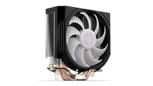 8ENDEY3A004 | The Spartan 5 MAX ARGB is only 14.6 cm tall, but it could easily compete against others in a competition - all thanks to a 120 mm Fluctus 120 PWM ARGB fan. We mounted it on a densely finned heatsink with four heat pipes, so you can squeeze the last drop from the CPU without worrying about it running hot. Simply mount it (the Spartan 5 MAX ARGB works with most sockets, from older ones like AM2 and LGA1156 to AM5 and LGA1851) and you're good to go.