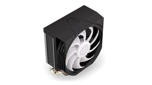 8ENDEY3A004 | The Spartan 5 MAX ARGB is only 14.6 cm tall, but it could easily compete against others in a competition - all thanks to a 120 mm Fluctus 120 PWM ARGB fan. We mounted it on a densely finned heatsink with four heat pipes, so you can squeeze the last drop from the CPU without worrying about it running hot. Simply mount it (the Spartan 5 MAX ARGB works with most sockets, from older ones like AM2 and LGA1156 to AM5 and LGA1851) and you're good to go.