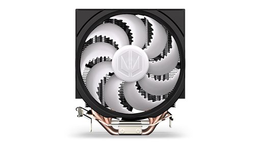 8ENDEY3A004 | The Spartan 5 MAX ARGB is only 14.6 cm tall, but it could easily compete against others in a competition - all thanks to a 120 mm Fluctus 120 PWM ARGB fan. We mounted it on a densely finned heatsink with four heat pipes, so you can squeeze the last drop from the CPU without worrying about it running hot. Simply mount it (the Spartan 5 MAX ARGB works with most sockets, from older ones like AM2 and LGA1156 to AM5 and LGA1851) and you're good to go.