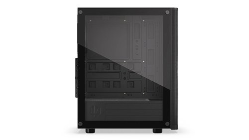 8ENDEY2A014 | If you're looking for a roomy (440x216x373 mm) fortress PC case for your components, the Ventum 200 ARGB is for you. Not only does it keep your components pleasantly cool, but it also looks epic.Among other things, the PC case accommodates a full ATX-size motherboard and 3x 2.5” drives (or 1x 3.5'' and 2x 2.5'' drives). Additionally, you'll able to fit a liquid cooling system with a 360 mm radiator on the front panel and a 240 mm radiator on the top. There's also room for 7 fans - including 4 Stratus 120 PWM ARGB fans you get for a good start - with the PWM splitter you can control them from a single motherboard connector.