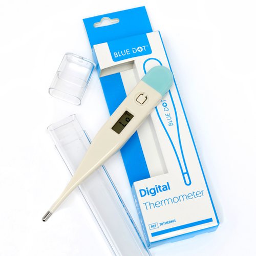 Blue Dot Digital Thermometer (Pack 1) - 30THERM3