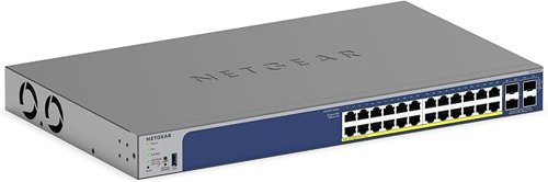 Netgear GS728TXPv3 24 Port Smart GbE PoE+ Access Switch with 4 x 10G SFP+ Ports