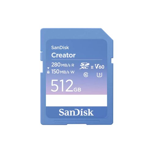 SanDisk Creator 512GB UHS-I Class 10 MicroSDXC Memory Card