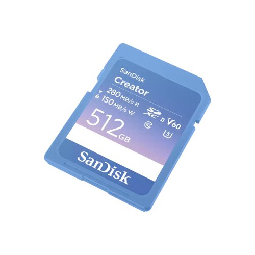 SanDisk Creator 512GB UHS-I Class 10 MicroSDXC Memory Card