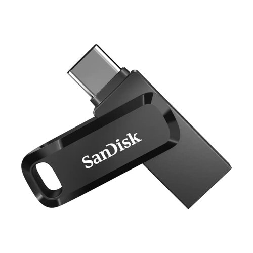 SanDisk Ultra Dual Drive Go 1TB USB-C USB-A Black Flash Drive