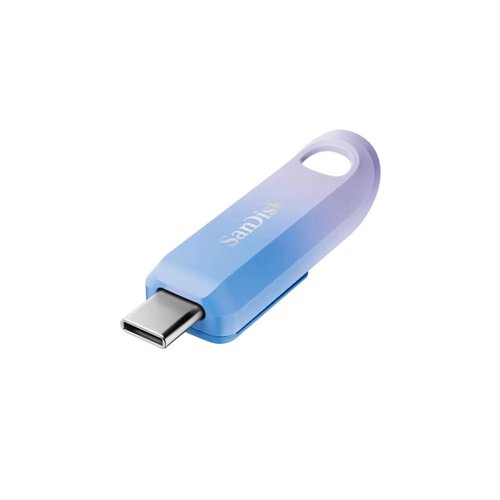 SanDisk Creator 1TB USB-C Capless Blue Lilac Flash Drive