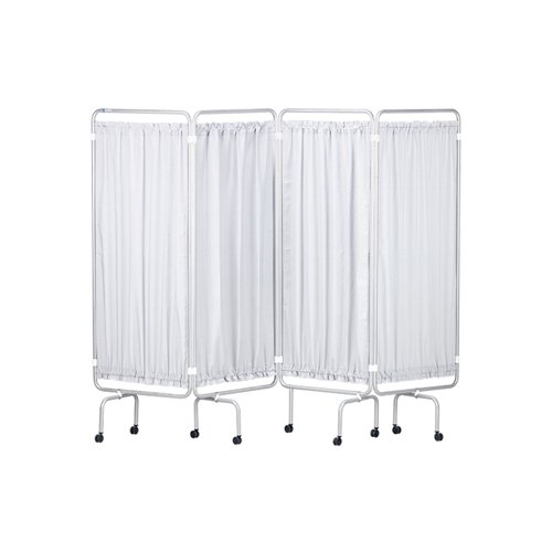 Medical Screen & Curtains White Epoxy Frame - F805