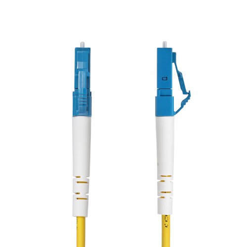 OS2 LC to LC Single Mode Simplex Fiber Optic Patch cable facilitates connectivity across 40G/100G networks. It supports Coarse Wavelength Division Multiplexing (CWDM) across an extended wavelength range of 1260-1625nm, improving channel isolation for optimal signal strength over long distances.CompatibilityConnect to single-fibre networking devices including simplex patch panels, SFP transceivers, and fibre NICs. This 9/125µm OS2 simplex single mode fibre patch cord is backward compatible with OS1 networks, ensuring a reliable connection in legacy fibre environments.Engineered for Optimal PerformancePrecision-manufactured ceramic ferrules ensure accurate fibre alignment for an insertion loss below 0.3dB. Ultra Physical Contact (UPC)-polished LC to LC fibre ends greatly improve return loss characteristics over older PC polishing techniques. The Bend Insensitive fibre core is surrounded by a layer of low refractive index material. This material reduces the amount of light that can escape the fibre cable by reflecting the light back into the fibre. The OS2 fibre patch cord is engineered for low attenuation and performance that exceeds ITU-T G652.D/G657.A1 and IEC60703-2-50 type B1.3/B6.a1 industry standards.LSZH Cable JacketHoused in a Low-Smoke Zero-Halogen (LSZH) flame-retardant jacket, the OS2 fibre cable emits low smoke and toxic fumes when exposed to extreme heat or in the event of a fire. This enables safer cable installations in areas with poor ventilation including some industrial settings, self-contained environments such as trains and aircraft, as well as residential settings where compliance with building codes must be considered.Each OS2 fibre cable is individually tested for insertion loss performance and includes a test report, for guaranteed compatibility and 100% reliability.