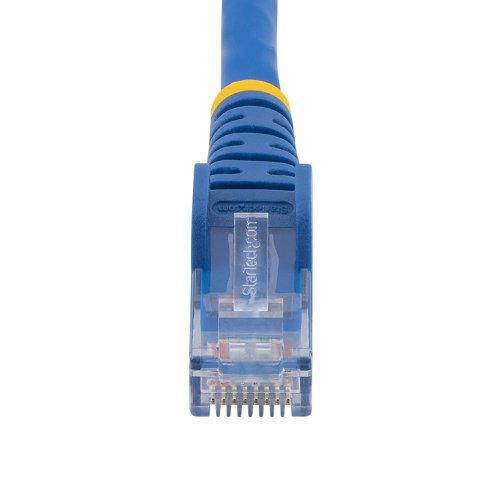 8ST10333845 | Low Smoke Zero Halogen (LSZH) Category 6 Snagless Network Patch Cable supports error-free Multi Gigabit connections: 1Gbps, 2.5Gbps, 5Gbps and 10Gbps (up to 160ft/55m). This PVC free high-performance cable offers reliable connectivity to all networking devices, such as Network Interface Cards (NIC), servers, routers, network attached storage (NAS), VoIP phones, PoE devices, etc.This Eco-friendly LSZH CAT6 cable produces lower levels of toxic corrosive fumes and white smoke in the event of a fire, which offers higher visibility, allowing for a safer and faster evacuation.StarTech.com offers the widest selection of lengths and colours, to keep your business network and workstations connected and organized.High Performance CAT6 Ethernet Cable100% Copper Cable, Ideal for Powering Your Devices Over Ethernet. Made with 100% bare copper wire, StarTech.com cables are fully compliant with, unlike other cables that use copper clad aluminium (CCA) wire.