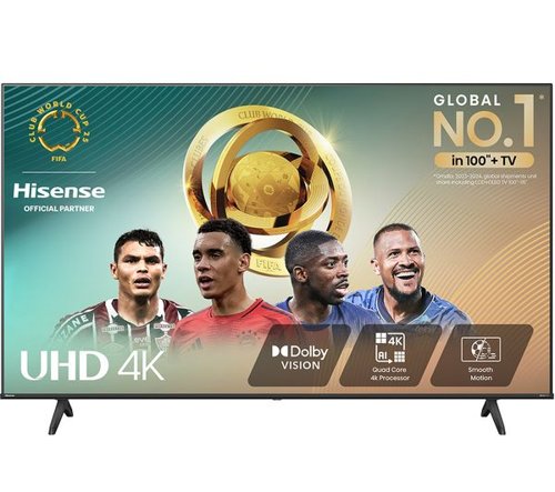 Hisense 43E6NTUK 43 Inch 3840 x 2160 Pixels 4K Ultra HD HDMI USB Smart TV