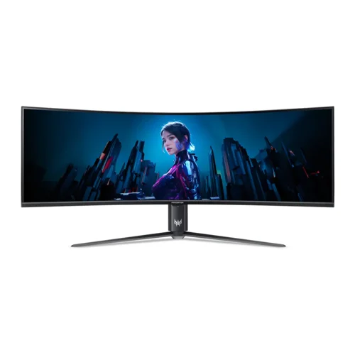 Acer Predator Z57 57 Inch 7680 x 2160 Pixels Double 4K Ultra HD VA Panel AMD FreeSync Premium HDMI DisplayPort USB-C USB Gaming Monitor
