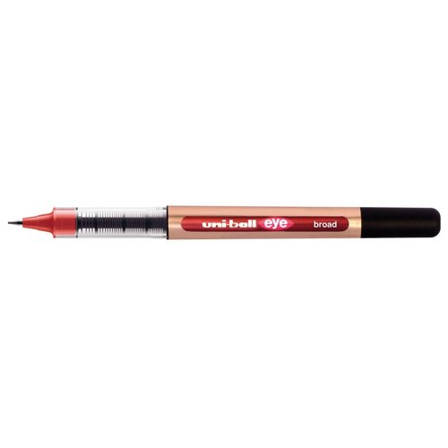 uni-ball Eye Broad UB-150-10 Rollerball Pen 1.0mm Tip Red Eco 70% Recycled Plastic (Pack 12) - 315358000