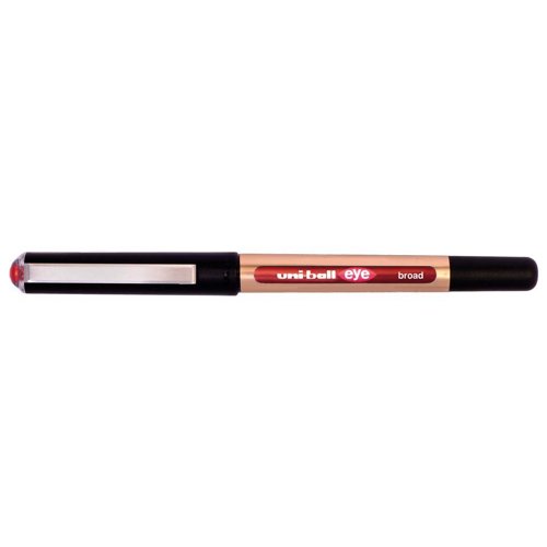 uni-ball Eye Broad UB-150-10 Rollerball Pen 1.0mm Tip Red Eco 70% Recycled Plastic (Pack 12) - 315358000