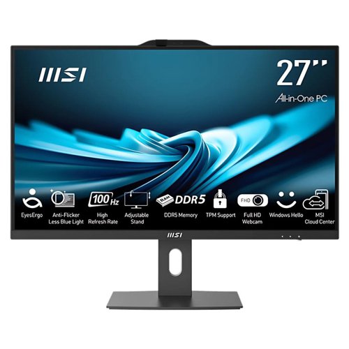MSI Pro AP272P 14M 27 Inch Intel Core i5-14400 16GB RAM 512GB SSD Intel UHD Graphics 770 Windows 11 Pro All in One PC