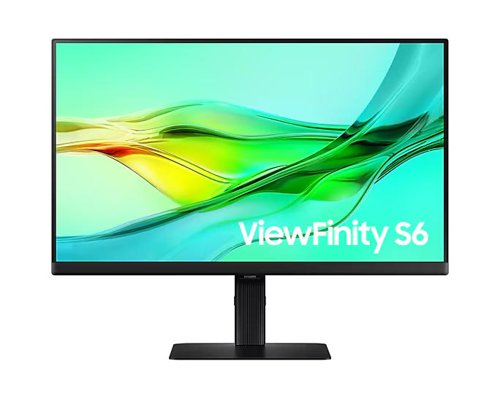 Samsung ViewFinity S6 24 Inch 2560 x 1440 Pixels Quad HD IPS Panel HDMI DisplayPort USB-C Monitor