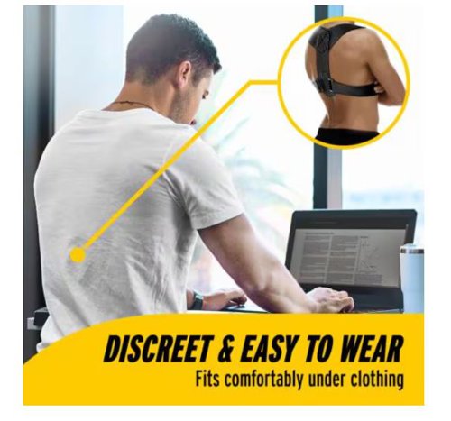 Futuro Posture Corrector Adjustable 71.1-121.9cm Black 46832EU2