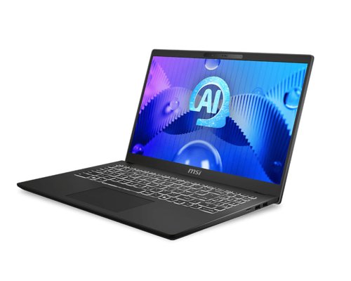 MSI Modern 15 H AI - C1M 15.6 Inch Intel Ultra 7 155H 16GB RAM 512GB SSD Intel Arc Graphics Windows 11 Home Notebook