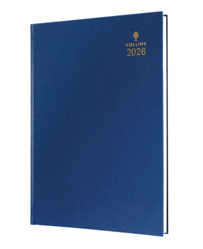 Collins 40 Desk Diary A4 Week to View 2026 Blue 40.60-26 - 822180