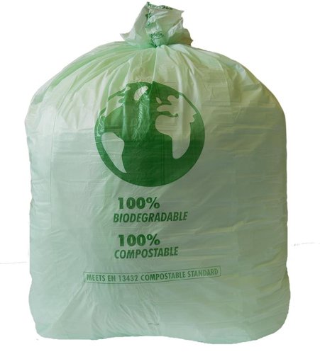 Compostable Sack 90 Litre 737x965mm (Case 200) - 0703252