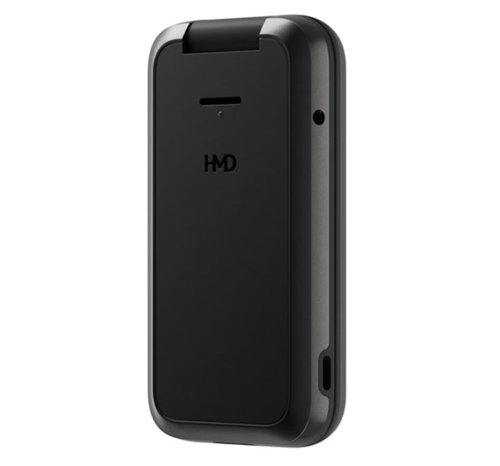 HMD 2660 Flip 2.8 Inch Dual SIM 64MB RAM 128 MB Storage Cosy Black Mobile Phone