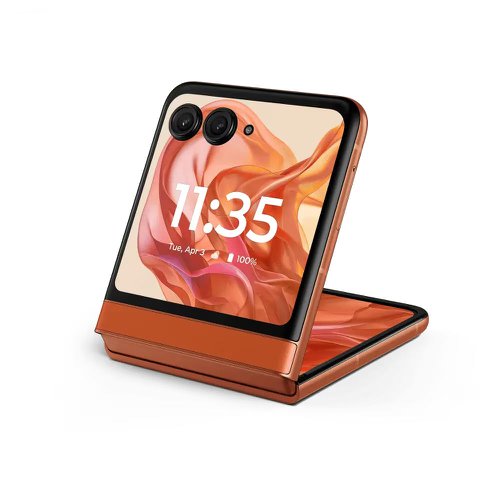 Motorola Razr50 6.9 Inch 5G MediaTek Dimensity 7300X 8GB RAM 256GB Storage Android 14 Spritz Orange Mobile Phone