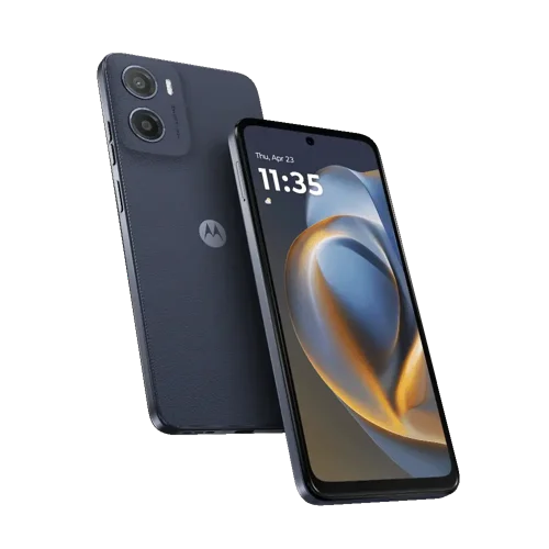 Motorola Moto E15 6.67 Inch MediaTek Helio G81 Extreme 2GB RAM 64GB Storage Android 14 Go Edition Denim Blue Mobile Phone
