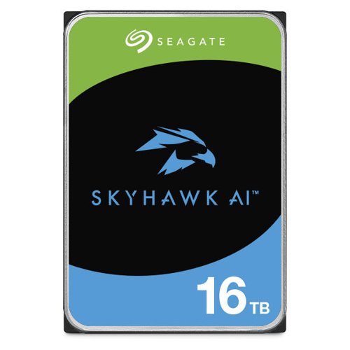 Seagate SkyHawk AI 7200 16TB SATA 6Gbs 3.5 Inch 7200 RPM 512MB Cache Internal Hard Drive
