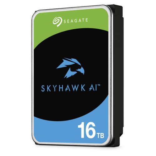 Seagate SkyHawk AI 7200 16TB SATA 6Gbs 3.5 Inch 7200 RPM 512MB Cache Internal Hard Drive