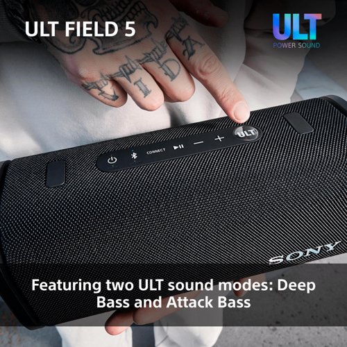 Sony ULT FIELD 5 Portable Black Bluetooth Speaker