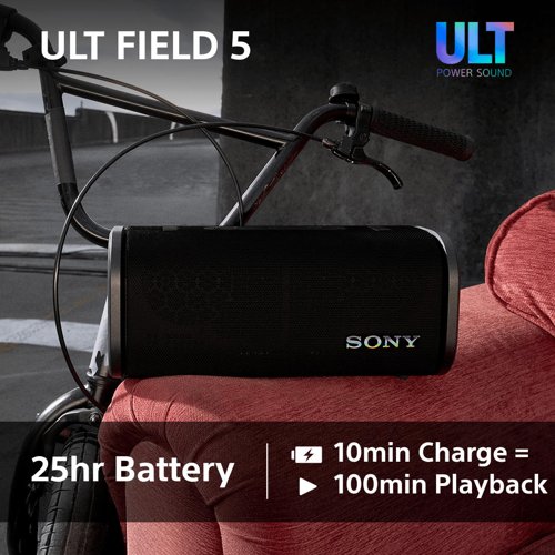 Sony ULT FIELD 5 Portable Black Bluetooth Speaker