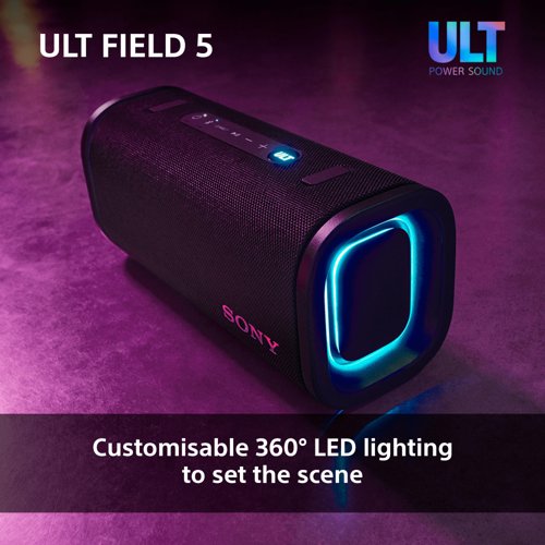 Sony ULT FIELD 5 Portable Black Bluetooth Speaker