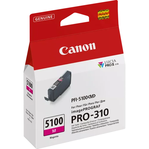 Canon 6954C001/PFI-5100M Ink Cartridge Magenta 610 Photos for Canon IPF PRO-310