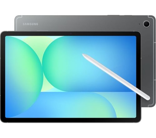 8SA10455463 | Get inspired and express yourself with the sleek, AI-powered Galaxy Tab S10 FE and Tab S10 FE+ with S Pen. Light-tone accents across details in the design add a touch of cool for a head-turning look.Search any image, video, or text on your screen. Circle, highlight, scribble, or tap to pinpoint what you're curious about, no screenshots necessary.Create, study and game away with the super-smooth performance of the Exynos 1580 processor. Experience AI-driven innovation with handy productivity features. Multitask seamlessly with large memory on both models and store what you love with up to 2TB microSD card support.Check out the high-res, clear display with crisp details and fluid 90Hz visuals. Vision Booster makes sure your views stay bright even outdoors with up to 800 nits in High Brightness Mode. Keep vibing with your onscreen content, thanks to low blue light for extra eye comfort.Thin and lightweight, it fits effortlessly into your dynamic lifestyle - and your bag, so you can carry your work and fun anywhere.With IP68-rated water and dust resistance, Galaxy Tab S10 FE and Tab S10 FE+ with S Pen are ready to follow you on your next outdoor adventure.