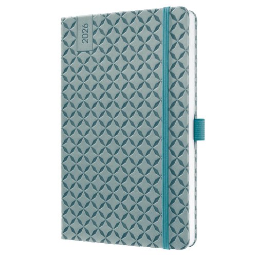 Sigel Jolie Diary 2026 A5 Week To View Ocean Blue - J6133