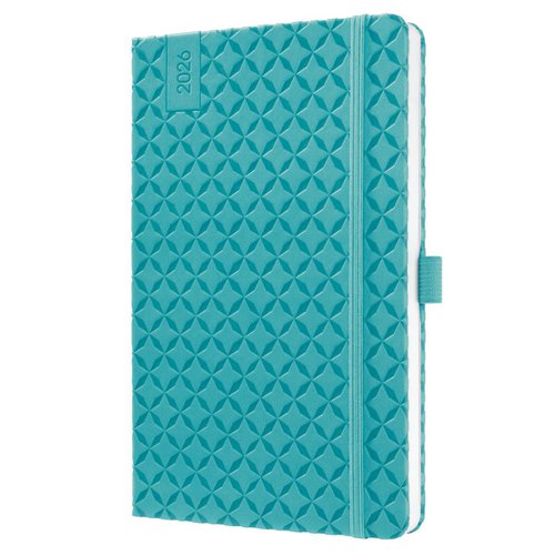 Sigel Jolie Diary 2026 A5 Week To View Aqua Green - J6103