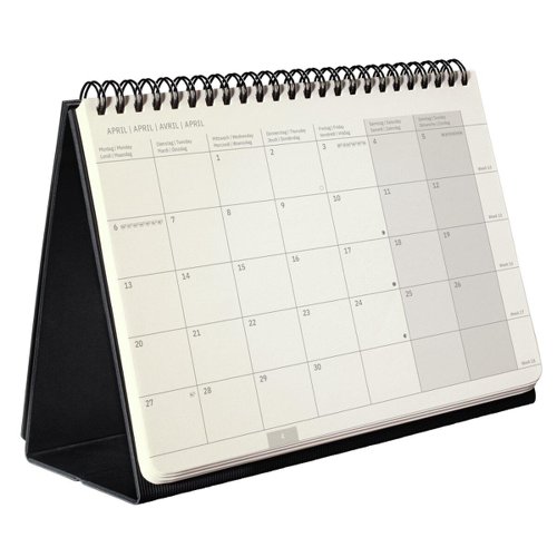 Sigel Conceptum Desktop Planner 2026 Month To View 300x143x18mm Black - C2681