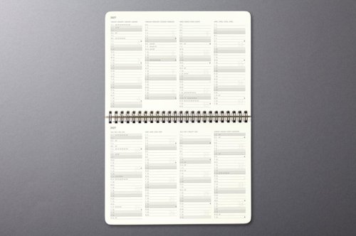 Sigel Conceptum Desktop Planner 2026 Month To View 300x143x18mm Black - C2681 Calendars 64791SG