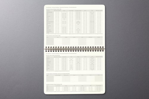 Sigel Conceptum Desktop Planner 2026 Month To View 300x143x18mm Black - C2681 Calendars 64791SG
