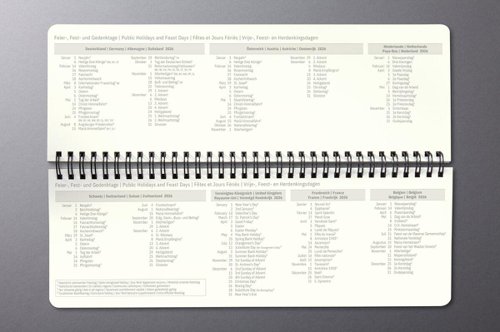 Sigel Conceptum Desktop Planner 2026 Appointment Week To View 300x143x18mm - C2680