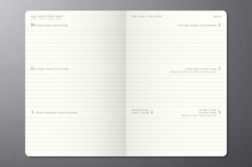 Sigel Conceptum Diary 2026 A5 Week To View Mint Green - C2638