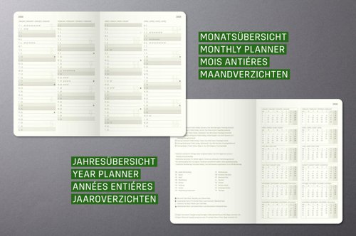 Sigel Conceptum Diary 2026 A5 Week To View Mint Green - C2638