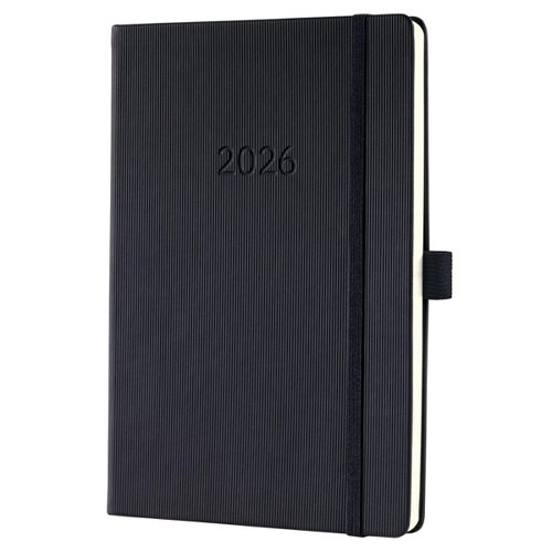 Sigel Conceptum Diary 2026 A5 Week To View Black - C2612