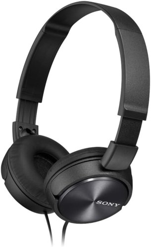 Sony MDR-ZX310 3.5mm Connector Wired Foldable Black Headphones