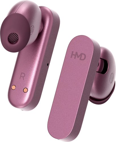HMD Amped Buds Bluetooth Pink Earbuds with Charging Case