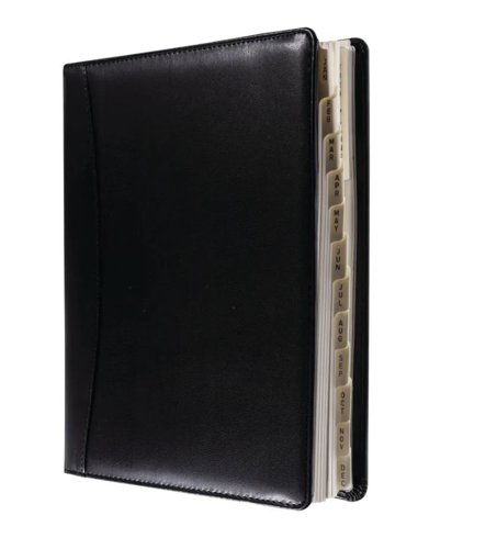 Collins Elite 2026 Executive Diary Wirobound Day to Page Hourly 164x246mm Black 1100V.99-26