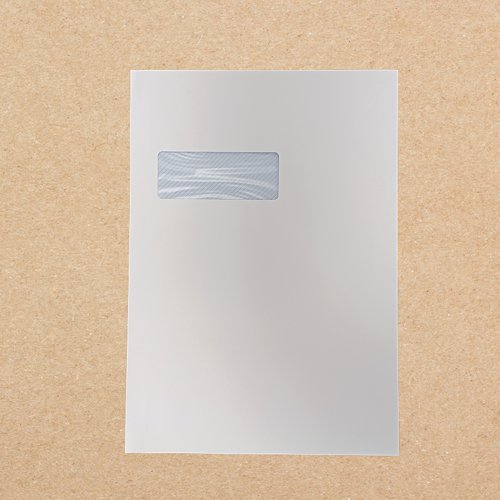 River Series Pocket C4 229 x 324mm Window White Superseal 100gsm Box of 250 100% PEFC Certified